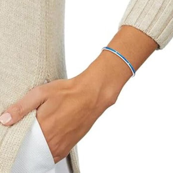 Neiman Marcus Created Blue Opal Bracelet - Picture 1 of 4